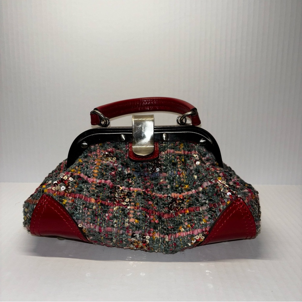 Patricia Nash - Red Tweed Top-Handle Women’s Bag